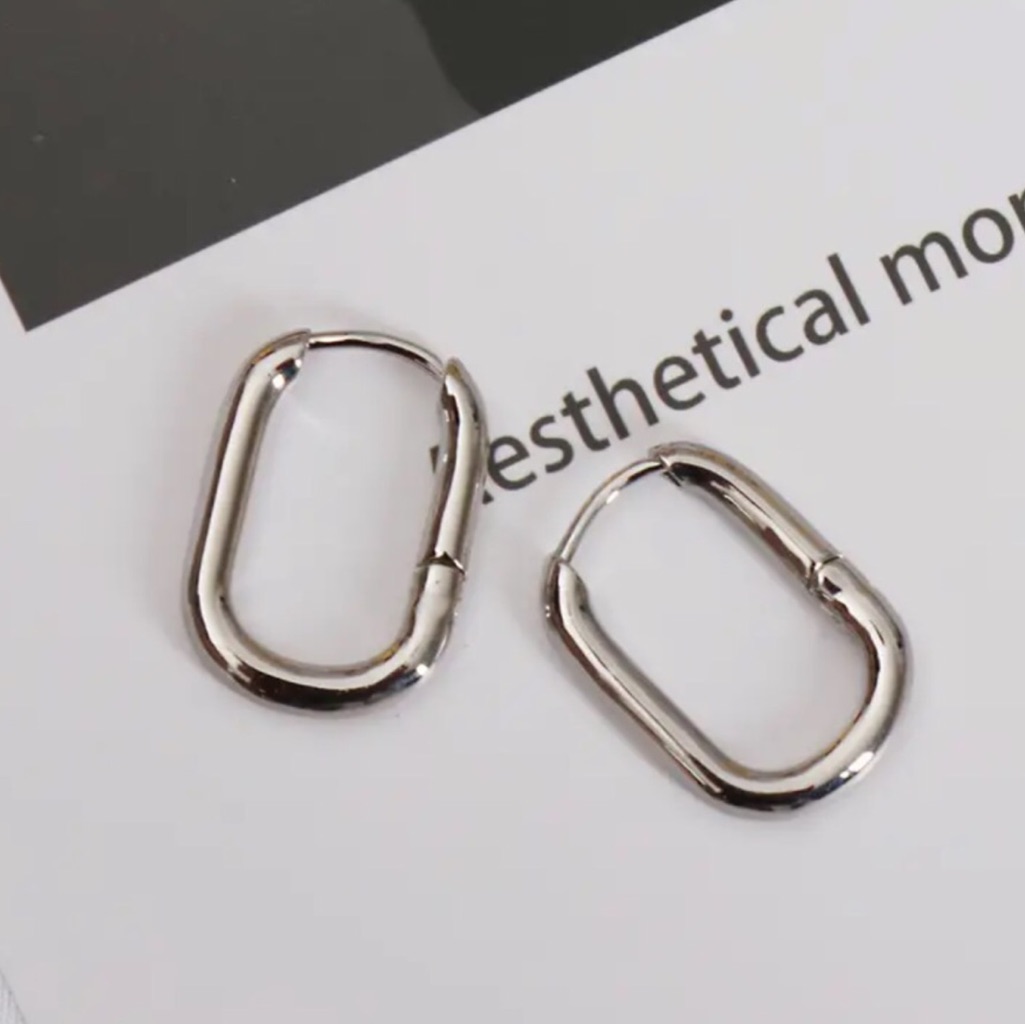White Gold Filled Earrings